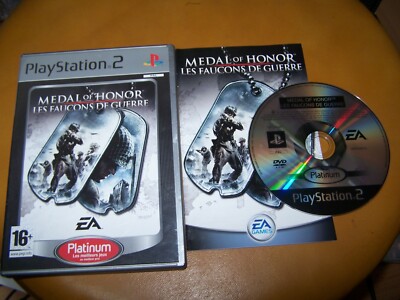Jeu PS2 Medal Of Honor: Les Faucons De Guerre – Complet, Bon état