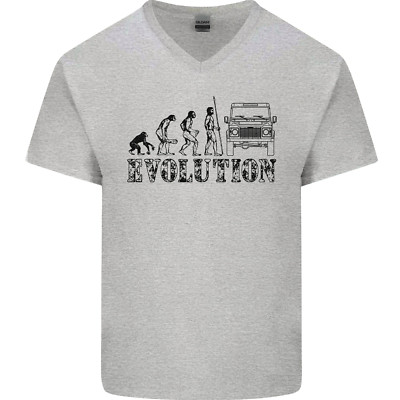 4x4 Evolution Über -roading Straße Fahren Herren V-Ausschnitt Baumwolle
