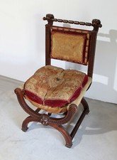 9165045 musealer Salon-Scherenstuhl Historismus