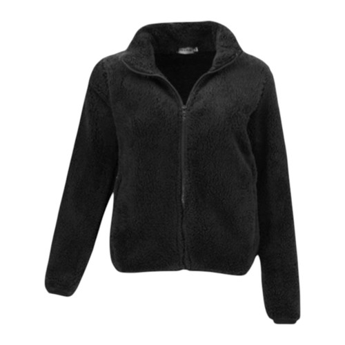 Womens Fleece Teddy Jacket Warm Winter Zip Up Soft Sherpa Coat Casual Outerwear - Picture 8 of 70