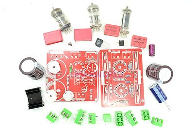 LM7806 6N3 SRPP Buffer DIY Kits for Preamplifier AMP Dual 180V-230V with 3 Tubes