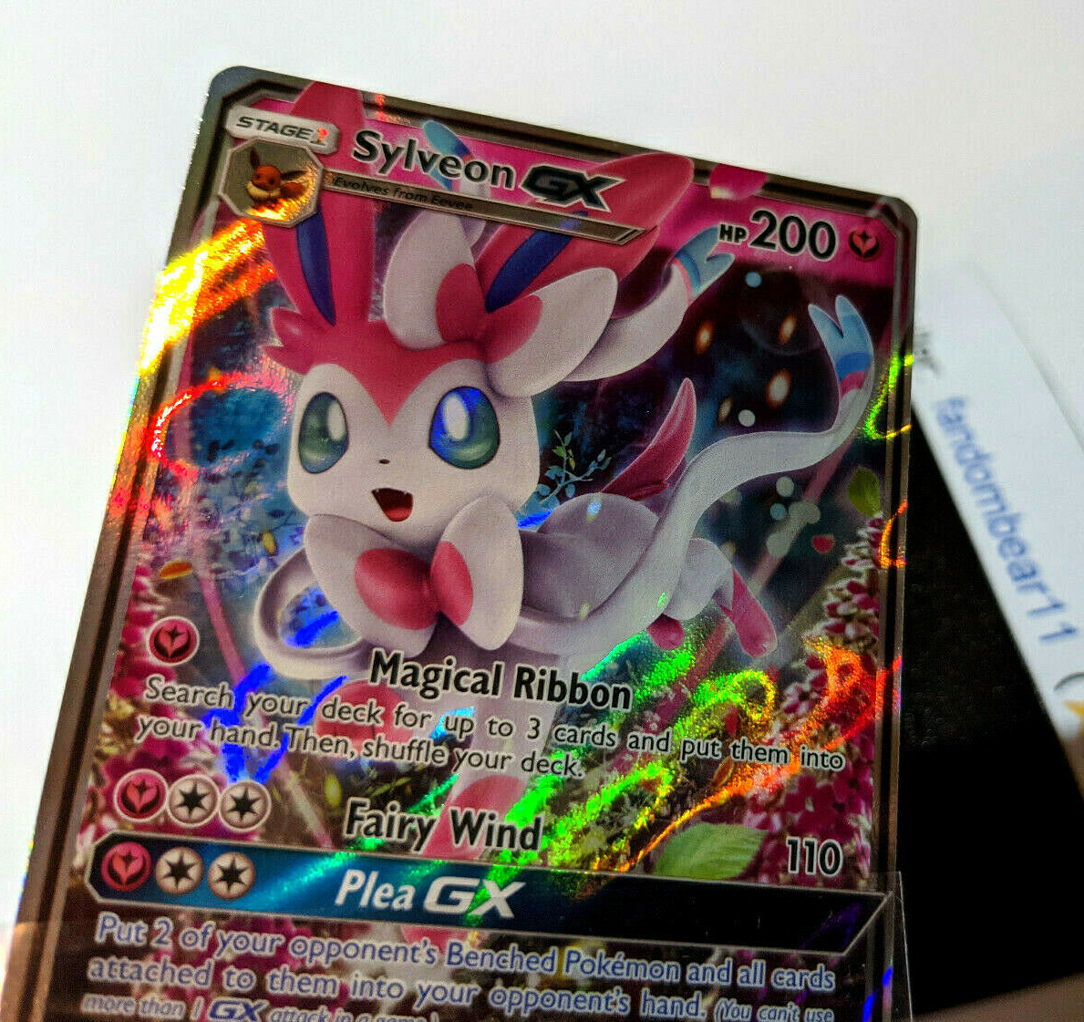ARS AU 真贋鑑定】英語版ニンフィア SylveonGX 92/145 Sylveon GX 92