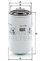 WD 11 002 Mann-Filter Filter, Hydraulisches Arbeitssystem FüR DEUTZ-FAHR, Same