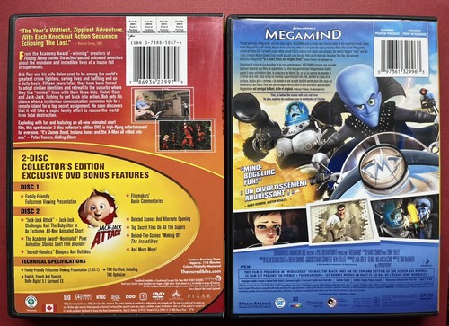 The Incredibles (DVD, 2-Disc Set, Full Screen, Collectors Edition + Megamind DVD - Picture 2 of 5