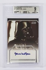 Topps Star Wars Galactic Files 2 Autograph James Earl Jones BGS Mint 9 Pop 3