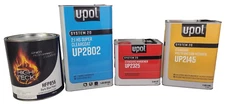 U-Pol UP2802 Clear, Dark Blue Pearl Basecoat Ford DX High Teck HFP856, Reducer