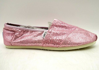 pink glitter canvas shoes