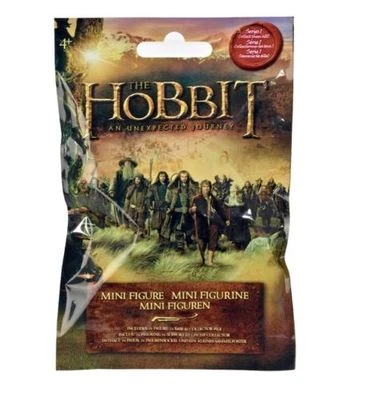 VIVID THE HOBBIT MINI FIGURE SERIES 1 UNEXPECTED JOURNEY 4 x BLIND BAGS NEW AND SEALED