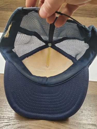 VINTAGE Biloxi Beach Mississippi Segelboot Trucker Mütze Kappe Puff Logo Segeln - Bild 9 von 9
