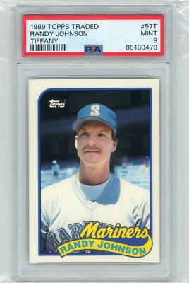 1989 Topps Traded Tiffany Rookie #57T Randy Johnson PSA 9 | eBay