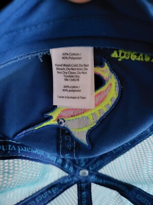 専用③ Vineyard Vines Baseball Cap Blue Marlin Embroidered Trucker Hat