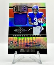 2023 Panini Legacy JORDAN ADDISON Futures Rookie Patch Auto RPA Vikings /249