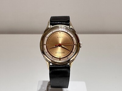 VINTAGE RARE COLLECTIBLE LUXURY GOLD PLATED GERMANY MEN'S WATCH