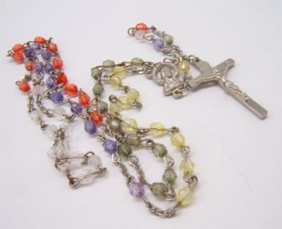 ROSARY WORLD MISSION MULTI COLORED DECADES 20''     #5