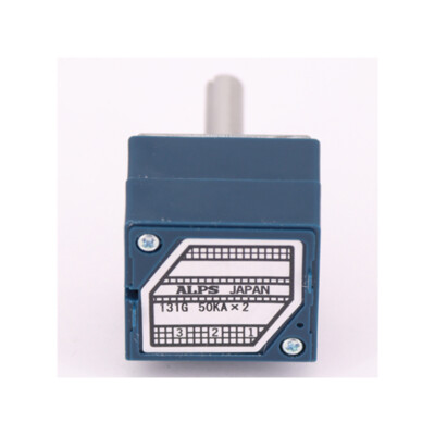 1pc new original ALPS RK27 50KAX2 Balance Dual Potentiometer Round shaft - JAPAN