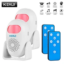 Wireless Motion Sensor System Driveway Garage PIR Alarm Alert Security Indoor US