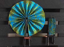 YELLOW FLOWER hand fan