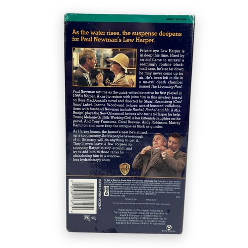 Paul Newman The Drowning Pool VHS Watermarked (1991 Release) FACTORY SEALED NOS - Picture 3 of 7