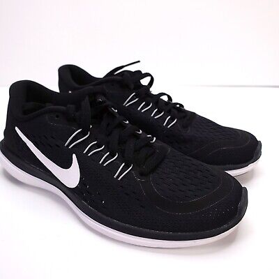 Nike Flex 2017 RN Black White Womens Size 6 Running Shoes Nike Flex 2017 RN Black White Womens Size 6 Running Shoes