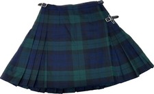 The Kilt Scotch House Tartan Plaid Woman's Adjustable Size 12 Skirt Scotland