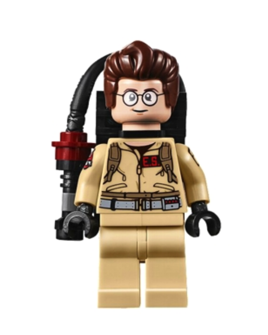Lego Egon Spengler 75827 with Proton Pack Ghostbusters Minifigure