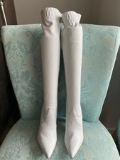 Sigerson Morrison | Jay Slouch Boots | White | 6.5