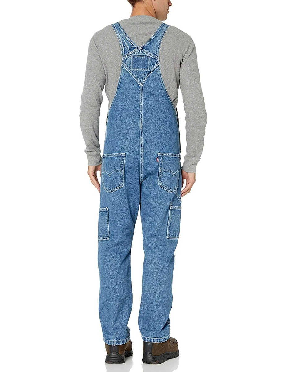 Levi Strauss and Co. Levi's Hi-Ball Overalls Men Size Small Stone Wash Anson