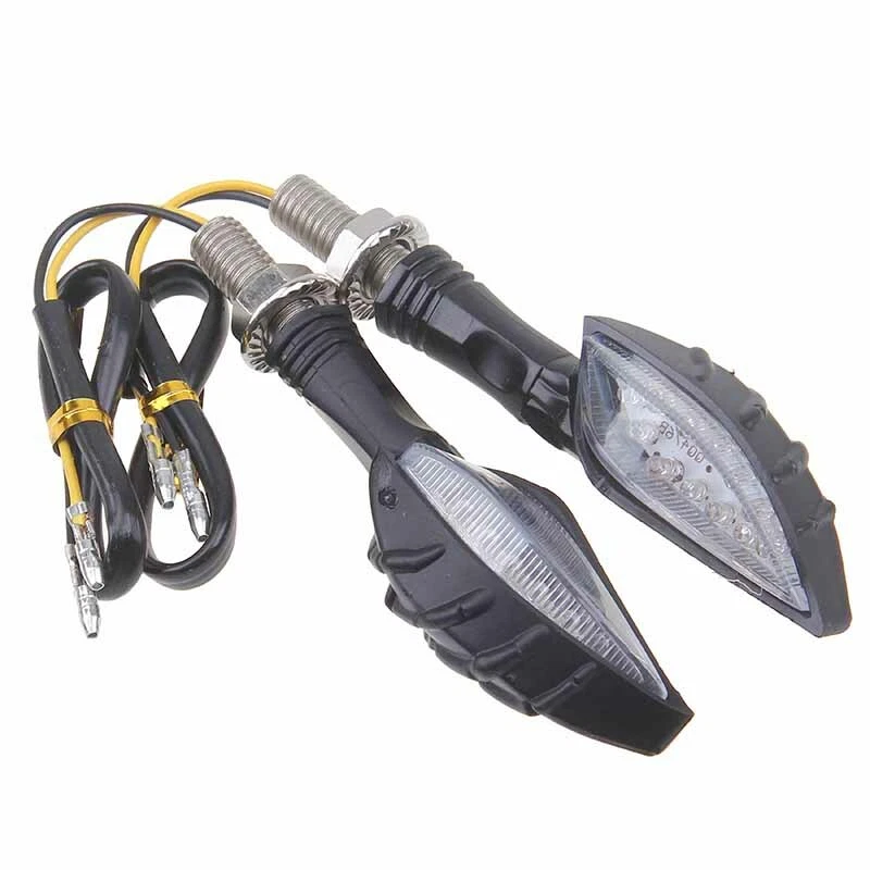 Luz indicadora intermitente LED de señal de giro para motocicleta universal para SUZUKI BMW Foto 3 de 4