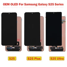 OEM AMOLED For Samsung Galaxy S25/S25 Plus/Ultra LCD Display Screen Replacement