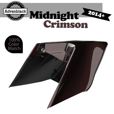 Midnight Crimson CVO Stretched Side Cover For 2014+ Harley Street Road Electra | eBay