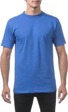 PROCLUB MENS SHORT SLEEVE T SHIRT COMFORT TEE-ROYAL BLUE 2XL - 3 PACK