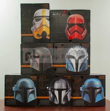 Star Wars Black Series Premium Electronic Helmets Life Size Free Shipping!