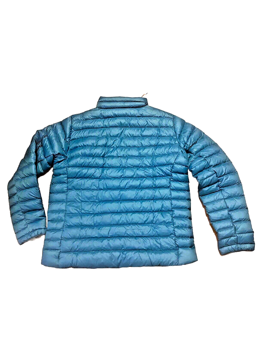 Patagonia Style# 84675 Men's Down Sweater Jacket In Wavy Blue Size
