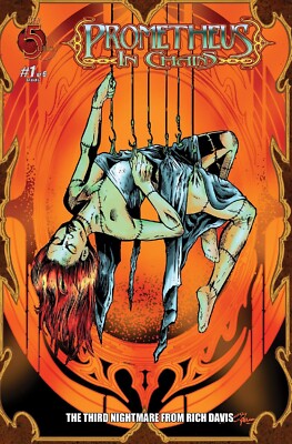 PROMETHEUS IN CHAINS 1 CVR A (MR) (RED 5 COMICS) SIGNED COA