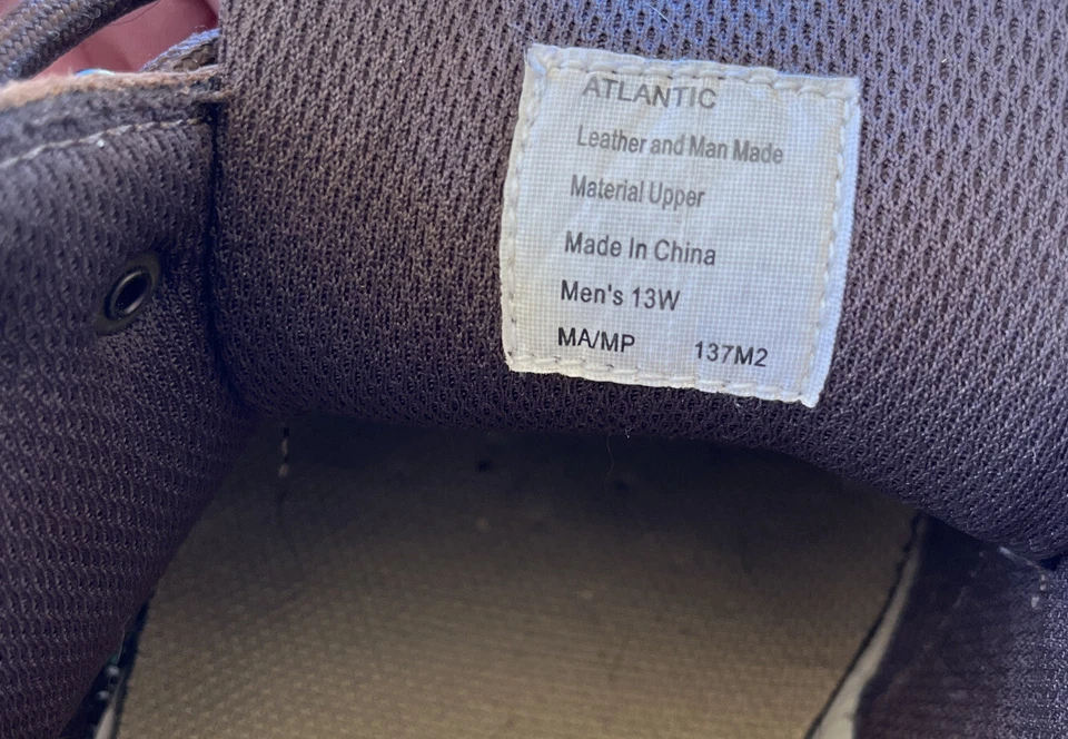 Rugged Shark Men's ATLANTIC Classic Casual Boat Shoe with Cushioned Support 13W - Image 4 of 4