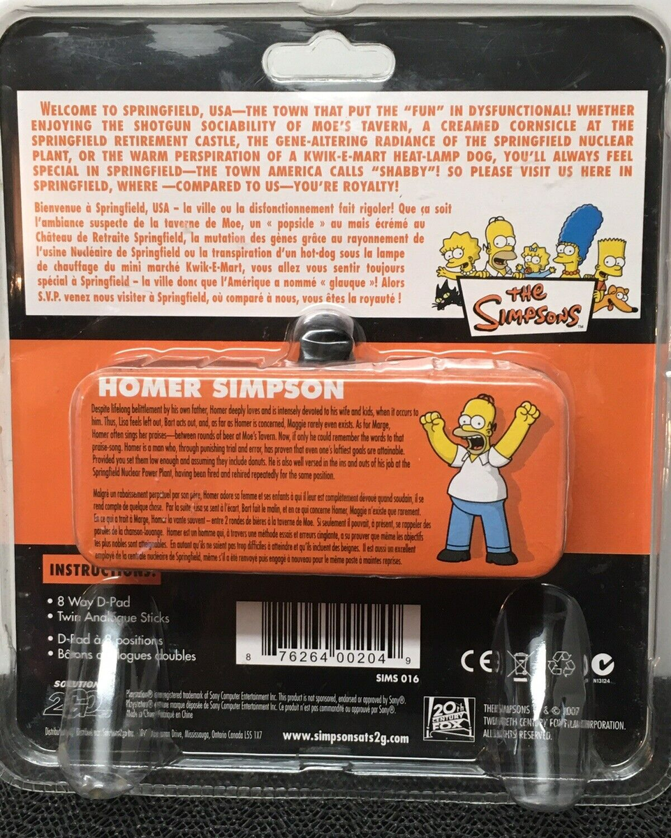Playstation 2 PS2 The Simpsons Homer Simpson Controller PS2