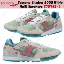 Saucony Shadow 5000 White Multi Sneakers S70743-1 Men's Size