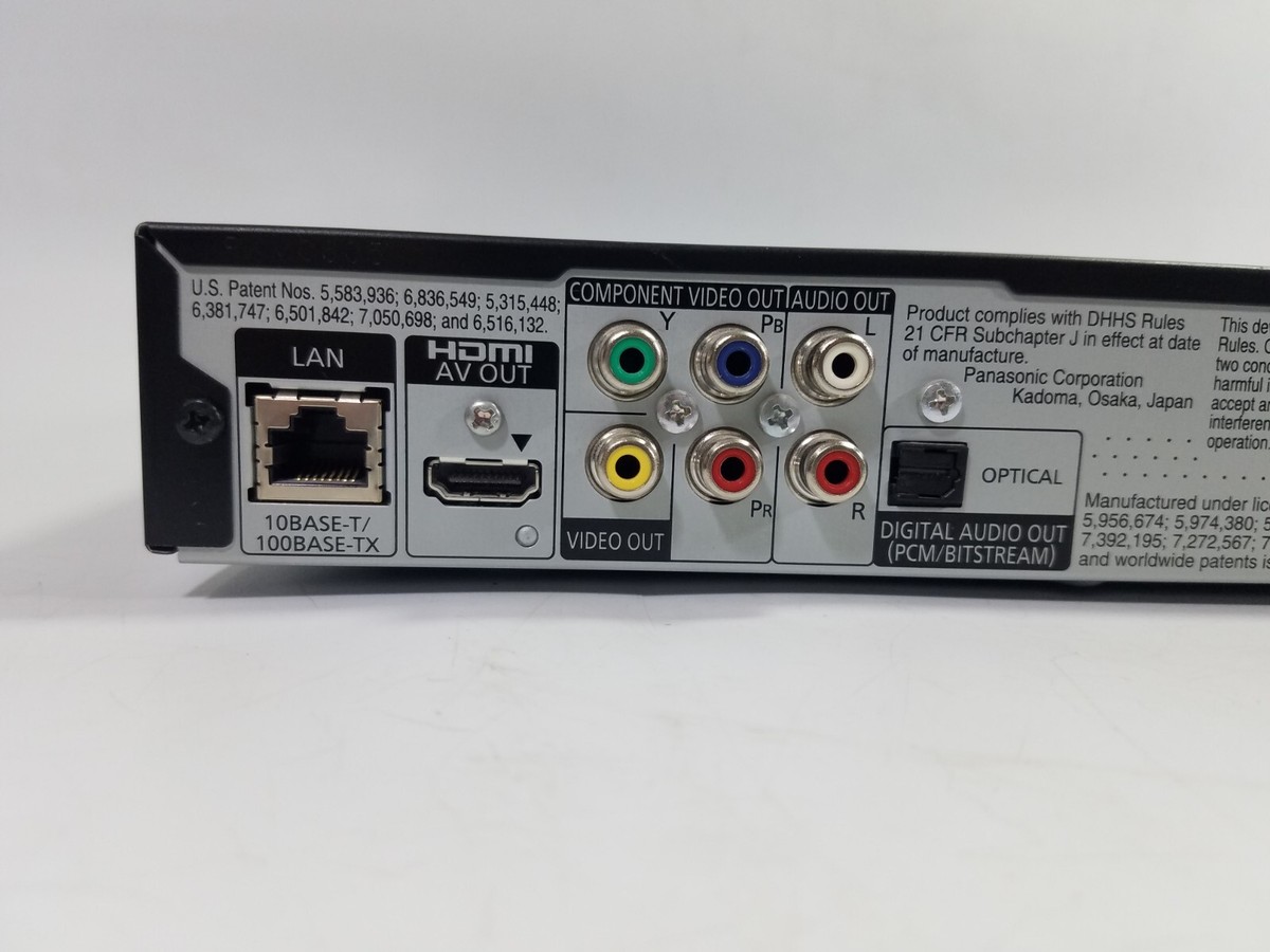 Panasonic DMP-BD60S ブルーレイプレーヤー　2024年製 Panasonic Blu-Ray Player DMP-BD60 High Definition w/ Remote