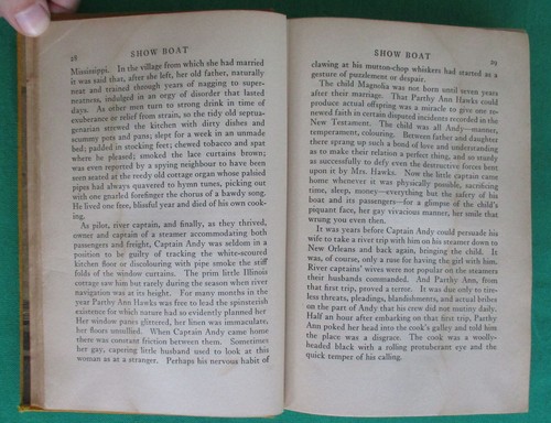 1926 Show Boat Edna Ferber Hardcover Book of The Month Club Selection Doubleday - Picture 18 of 20