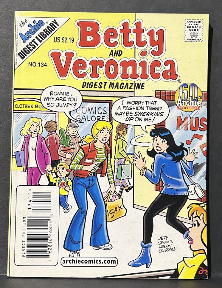 Betty and Veronica Digest - #134 - Archie - Direct - 2003 - VF | eBay
