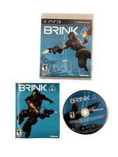 PS3 Play Station Brink Video Game Bethesda With Manual Mint