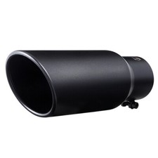 Car Truck Exhaust Tip Stainless Steel Muffler Pipe 3id X 4od X 12l Black