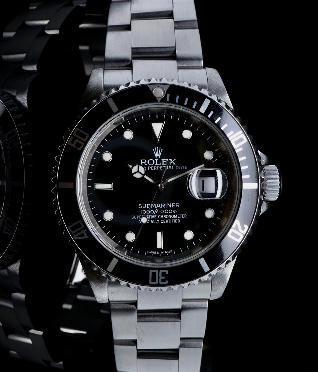 Auth 2007 Rolex Submariner Date Steel Men s Watch Box Docs