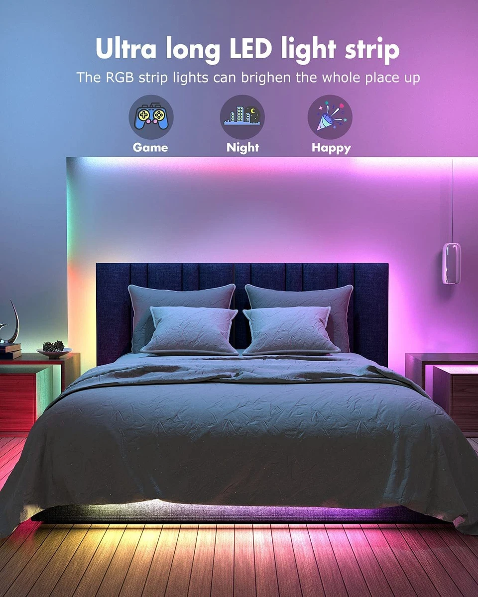 LED Strip Lights FUPT 20M RGB LED Light Strip Music Sync Smart