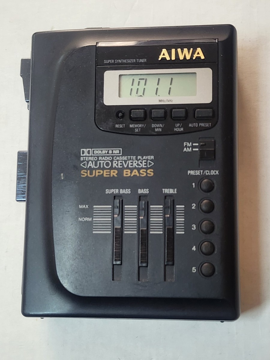 VTG AIWA HS-T65 WALKMAN FM/AM STEREO CASSETTE PLAYER PARTS/REPAIR