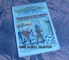 ICE HOCKEY FRANK MANLEY'S WEEKLY #17 FRANK TOUSEY SPORTS VG DIME NOVEL
