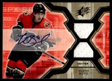 2006-07 SPX ROOKIE AUTO JERSEY Dustin Boyd /1299 Calgary Flames #161