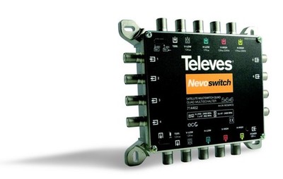 Televes Multischalter 5 in 6 Guß MS56NCQ Multischalter 714402 Multischalter