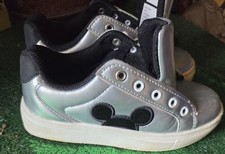 Retro Disney Mickey Mouse  Silver Children’s  Sneakers Size 11