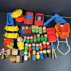 VTG LOT FISHER PRICE LITTLE PEOPLE WOOD & PLASTIC & COMBINATION & FEW MISC PC